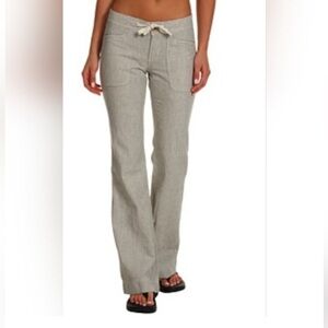 The North Face Larison Wide Leg Pants White and Blue Pinstriped Size 16 🤍💙